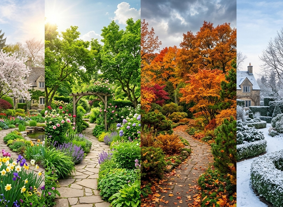 El jardín de las cuatro estaciones El jardín de las cuatro estaciones