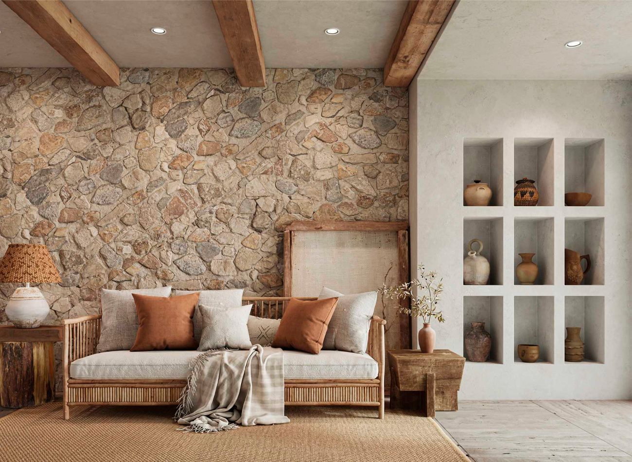 Revestimientos en piedra: la tendencia que transforma los interiores